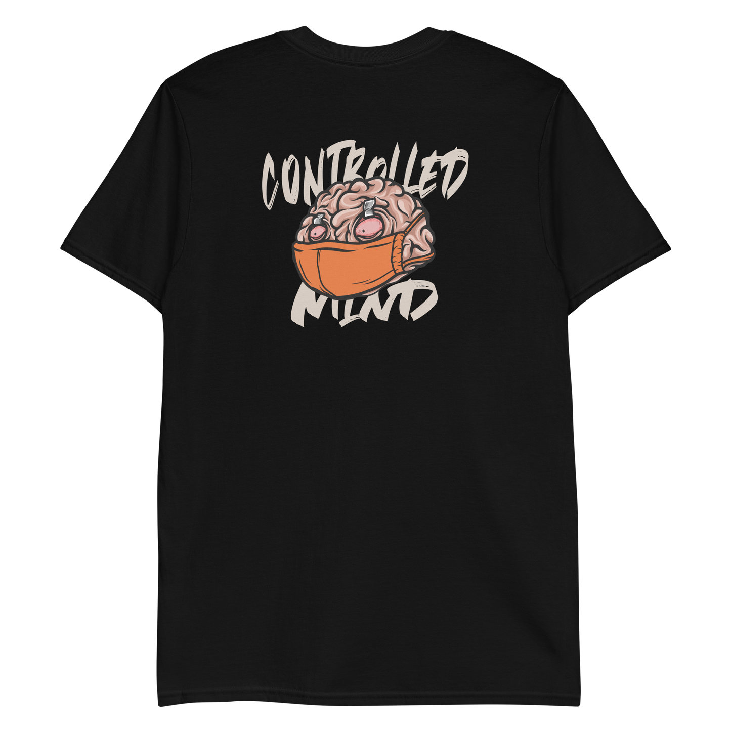 Reversed Controlled Mind Orange Short-Sleeve Unisex T-Shirt