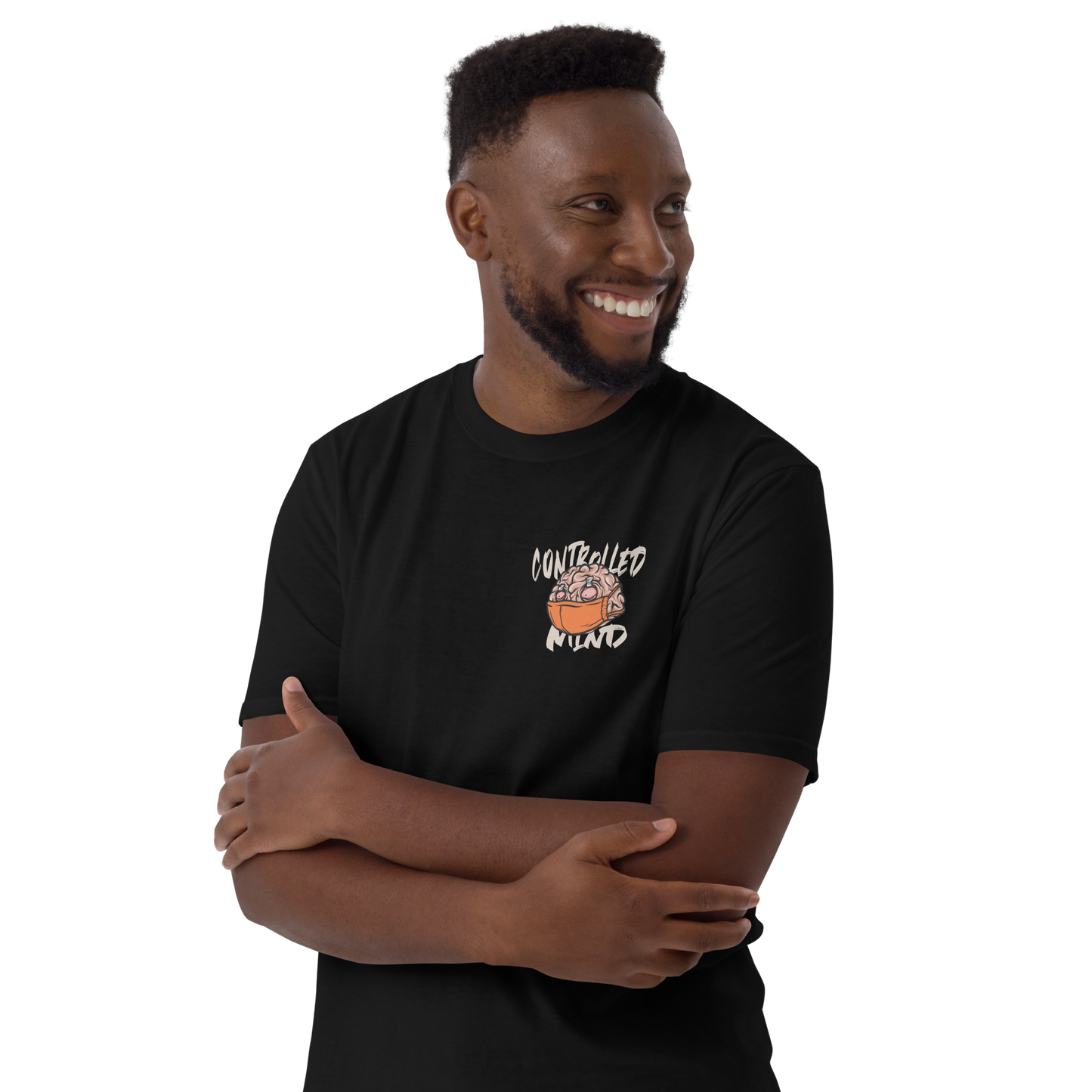 Controlled Mind Orange Short-Sleeve Unisex T-Shirt
