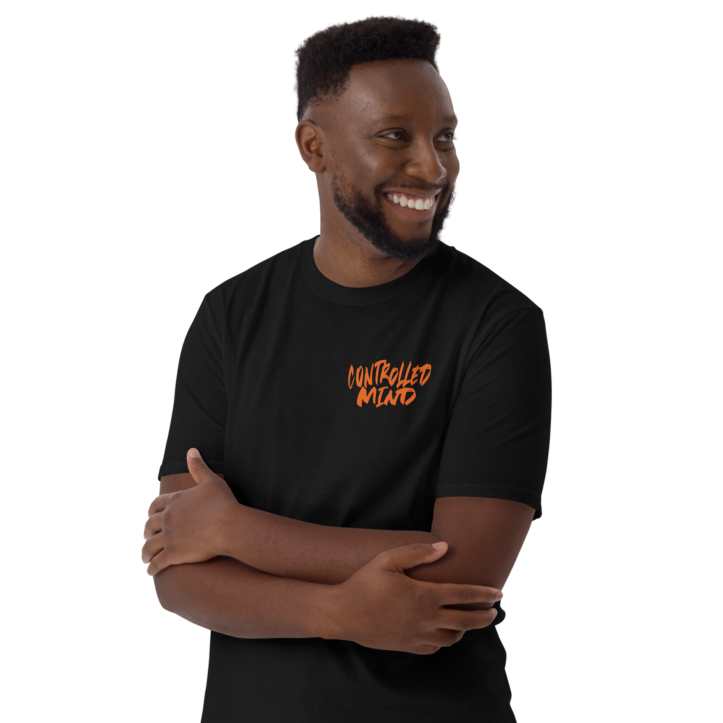 Reversed Controlled Mind Orange Short-Sleeve Unisex T-Shirt