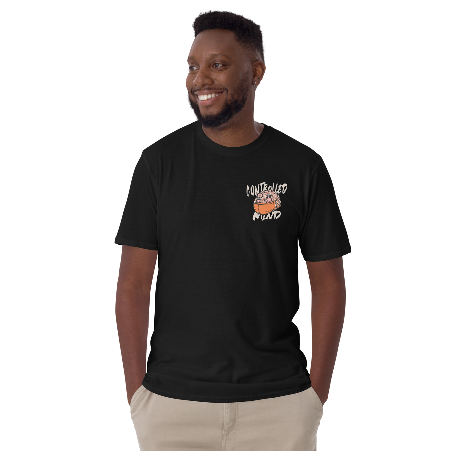 Controlled Mind Orange Short-Sleeve Unisex T-Shirt