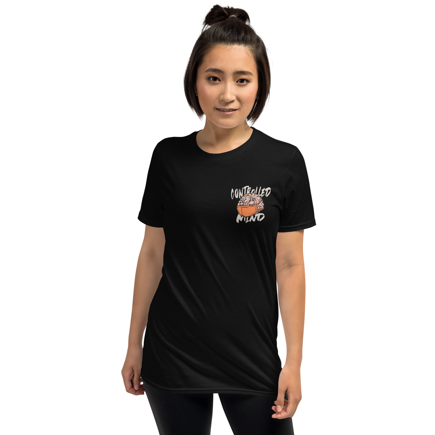 Controlled Mind Orange Short-Sleeve Unisex T-Shirt