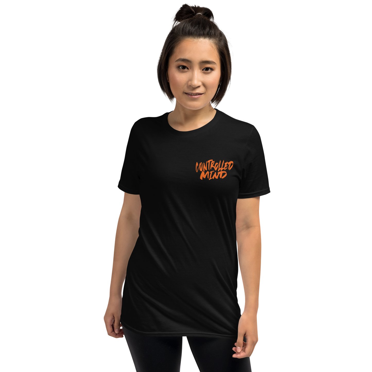Reversed Controlled Mind Orange Short-Sleeve Unisex T-Shirt