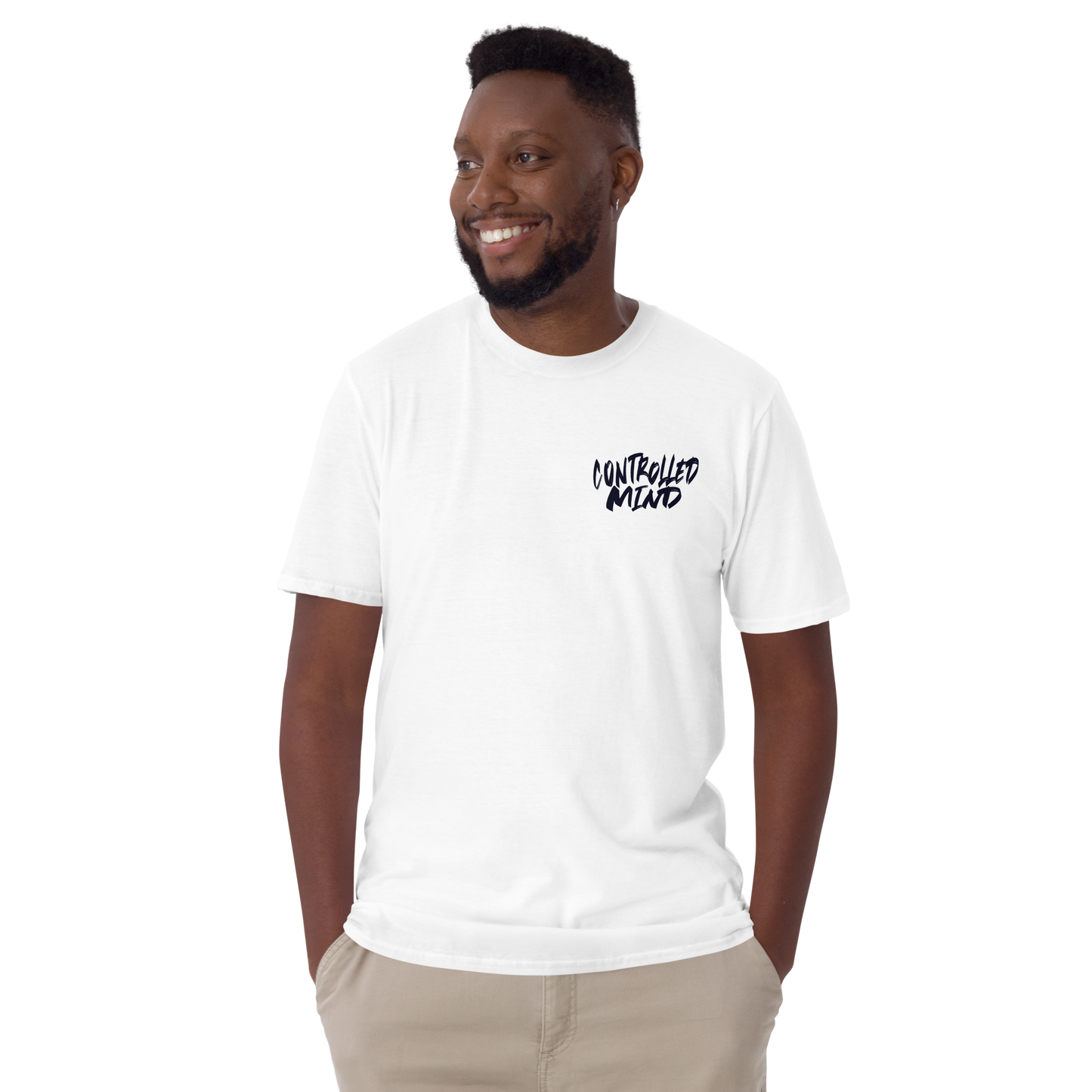 Reversed Controlled Mind Black Short-Sleeve Unisex T-Shirt