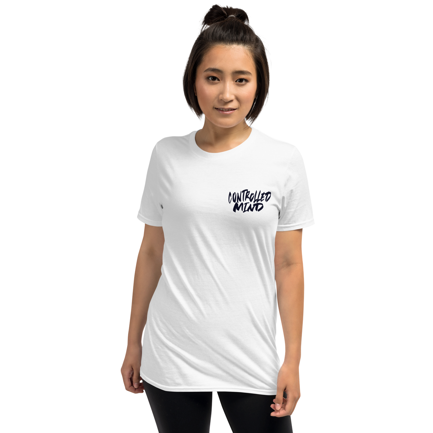 Reversed Controlled Mind Black Short-Sleeve Unisex T-Shirt