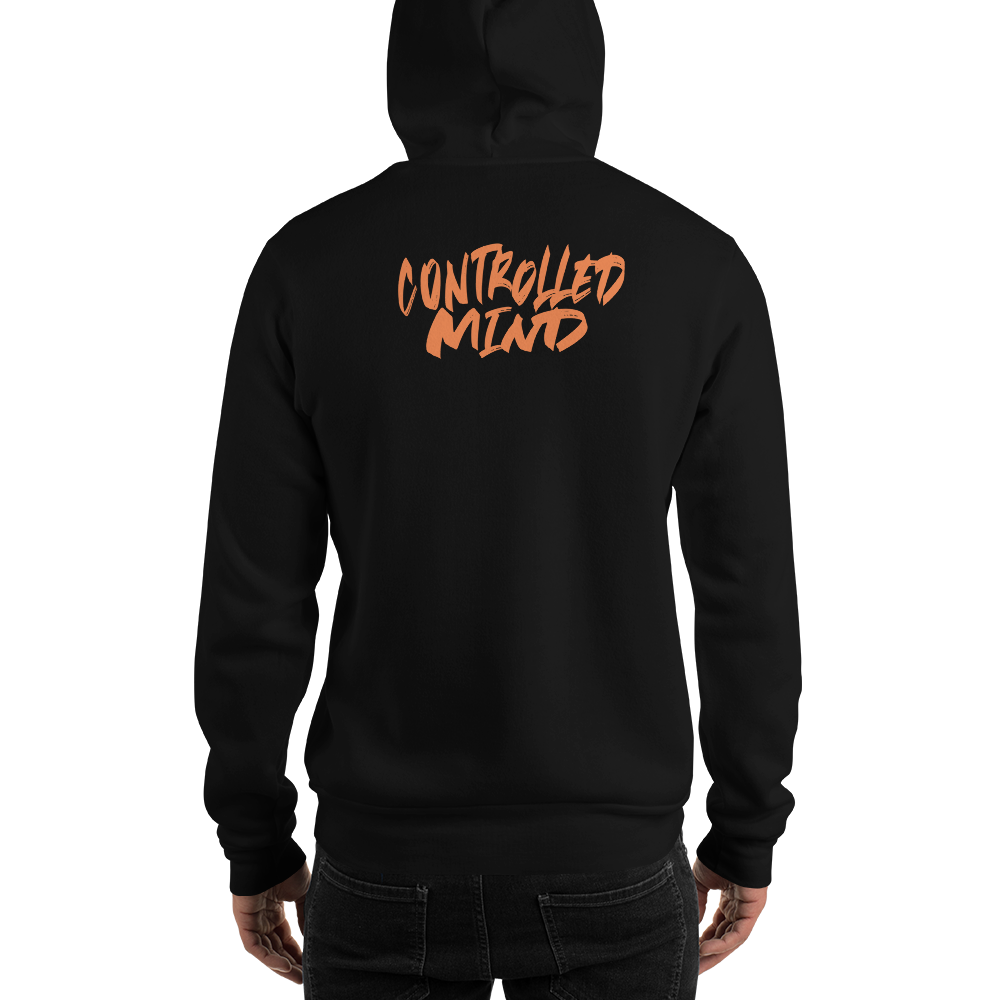 Controlled Mind Orange Unisex Hoodie