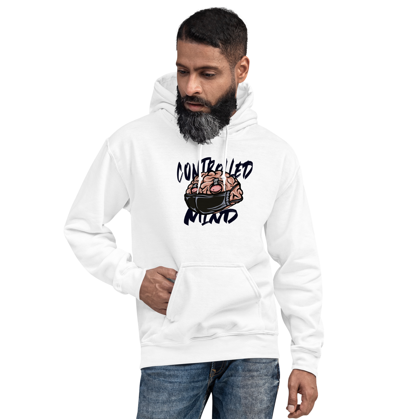 Controlled Mind Black Unisex Hoodie