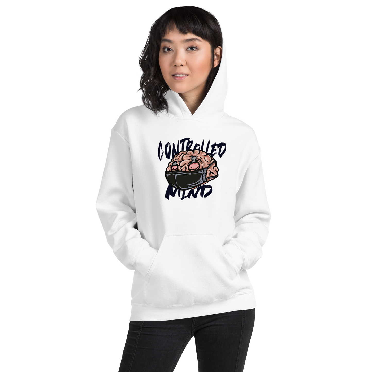 Controlled Mind Black Unisex Hoodie