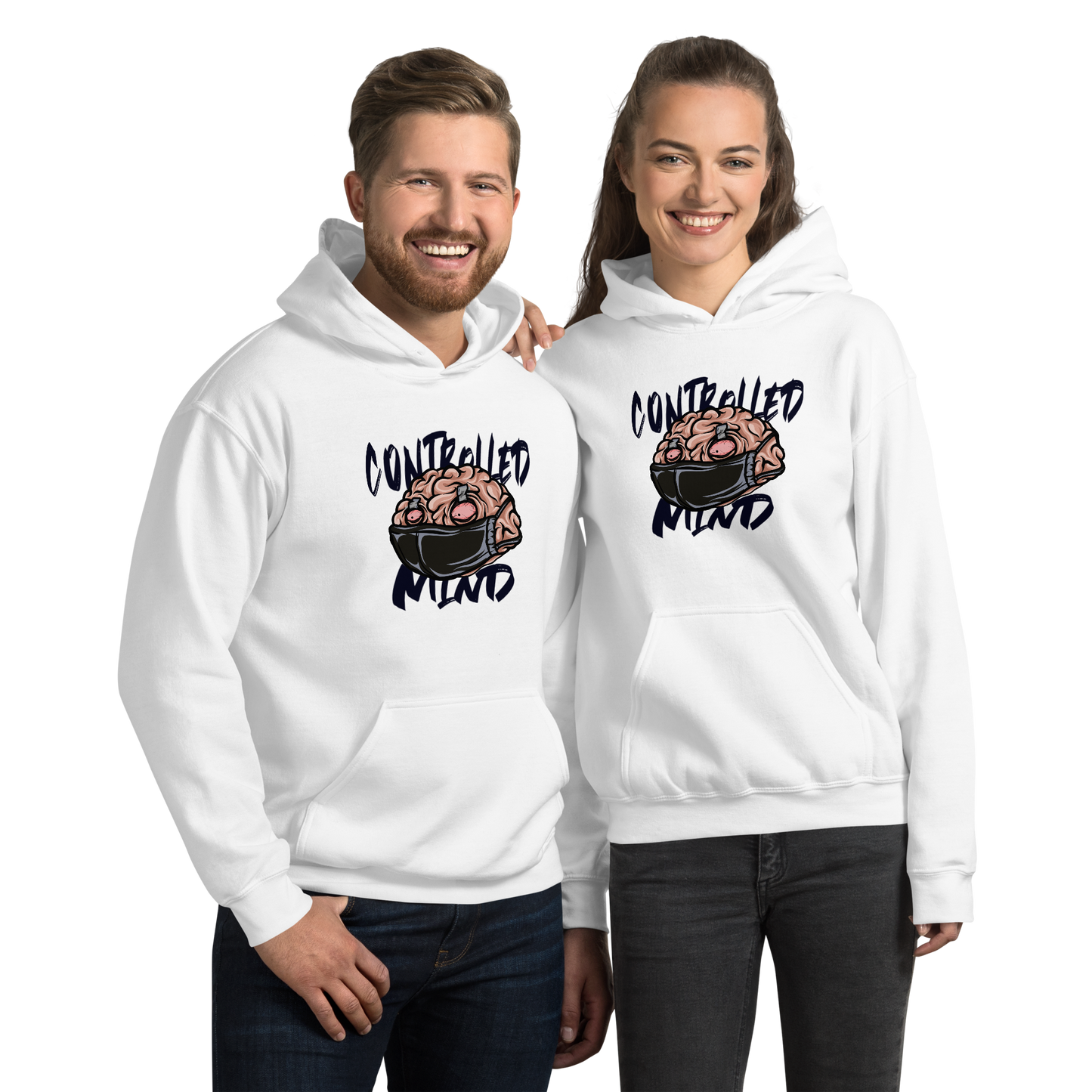 Controlled Mind Black Unisex Hoodie