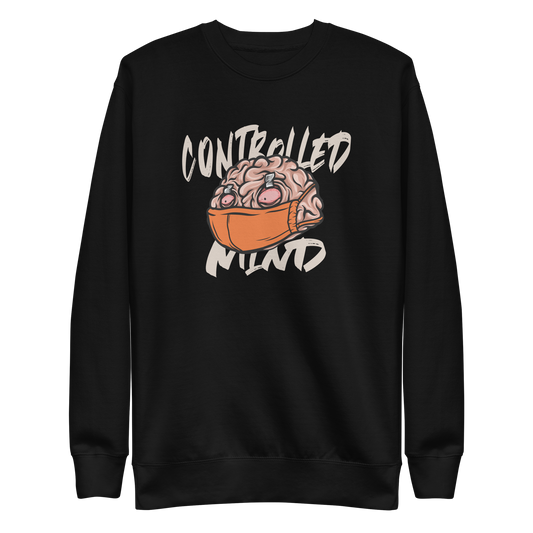 Controlled Mind Orange Unisex Premium Sweatshirt
