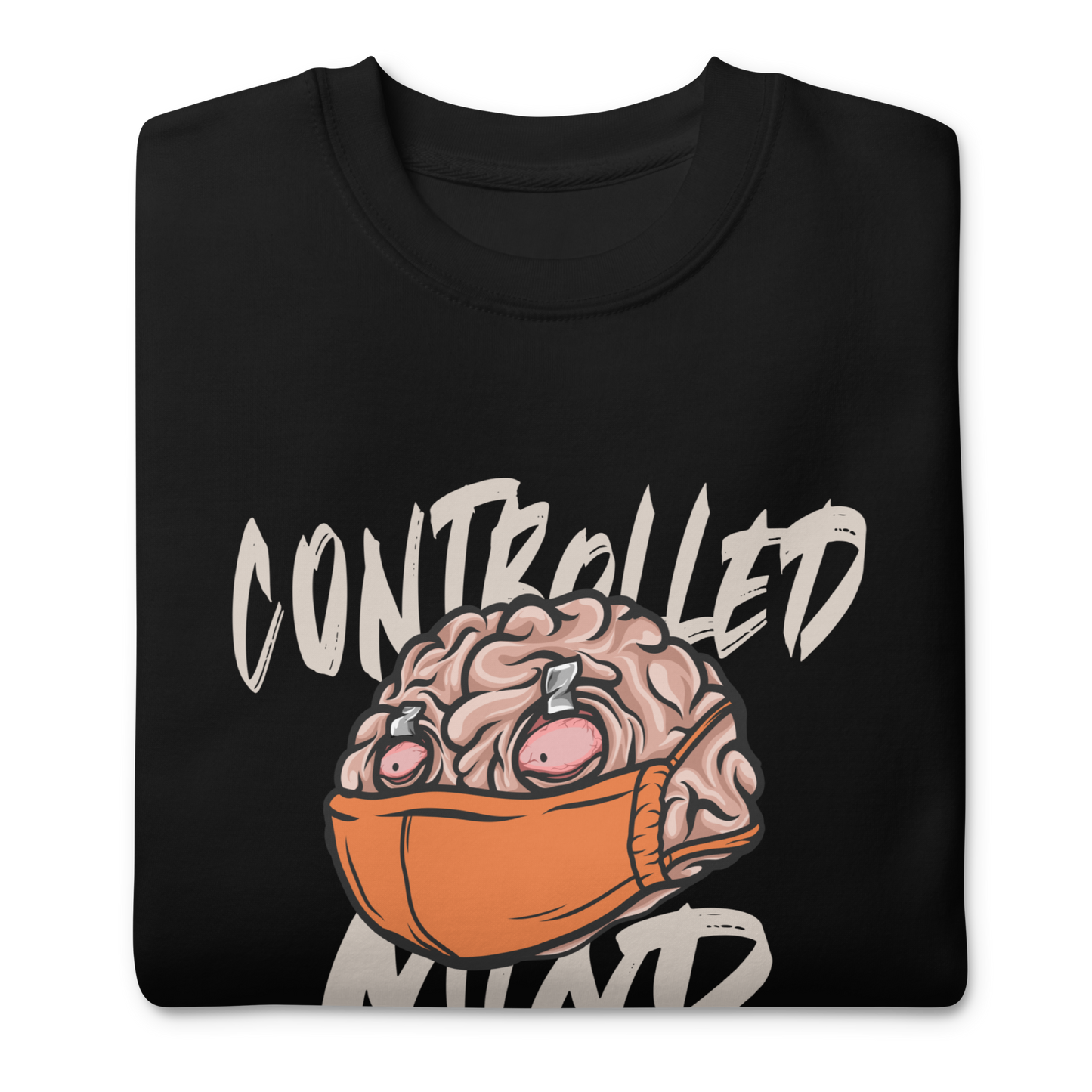 Controlled Mind Orange Unisex Premium Sweatshirt