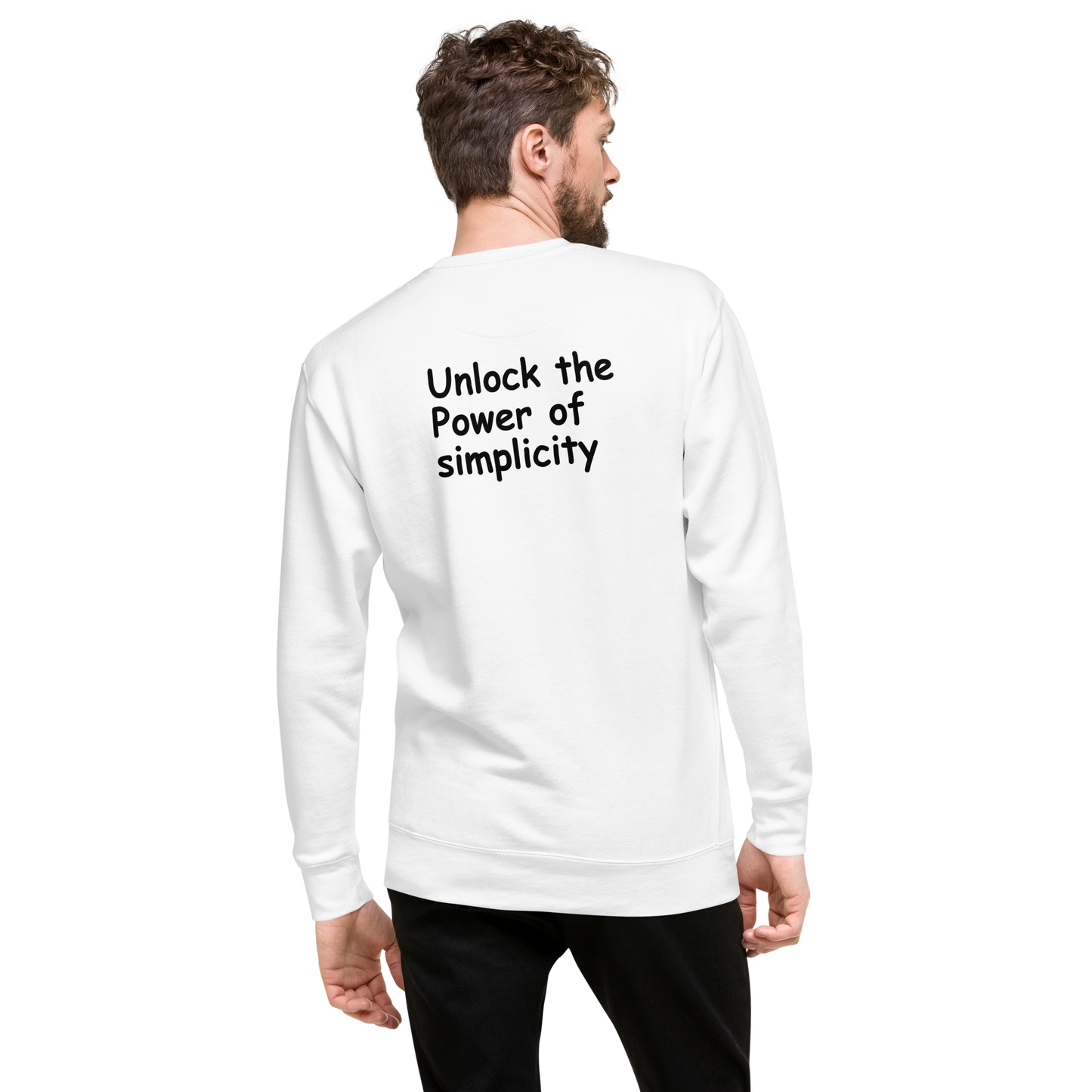 Simple Mind Unisex Premium Sweatshirt