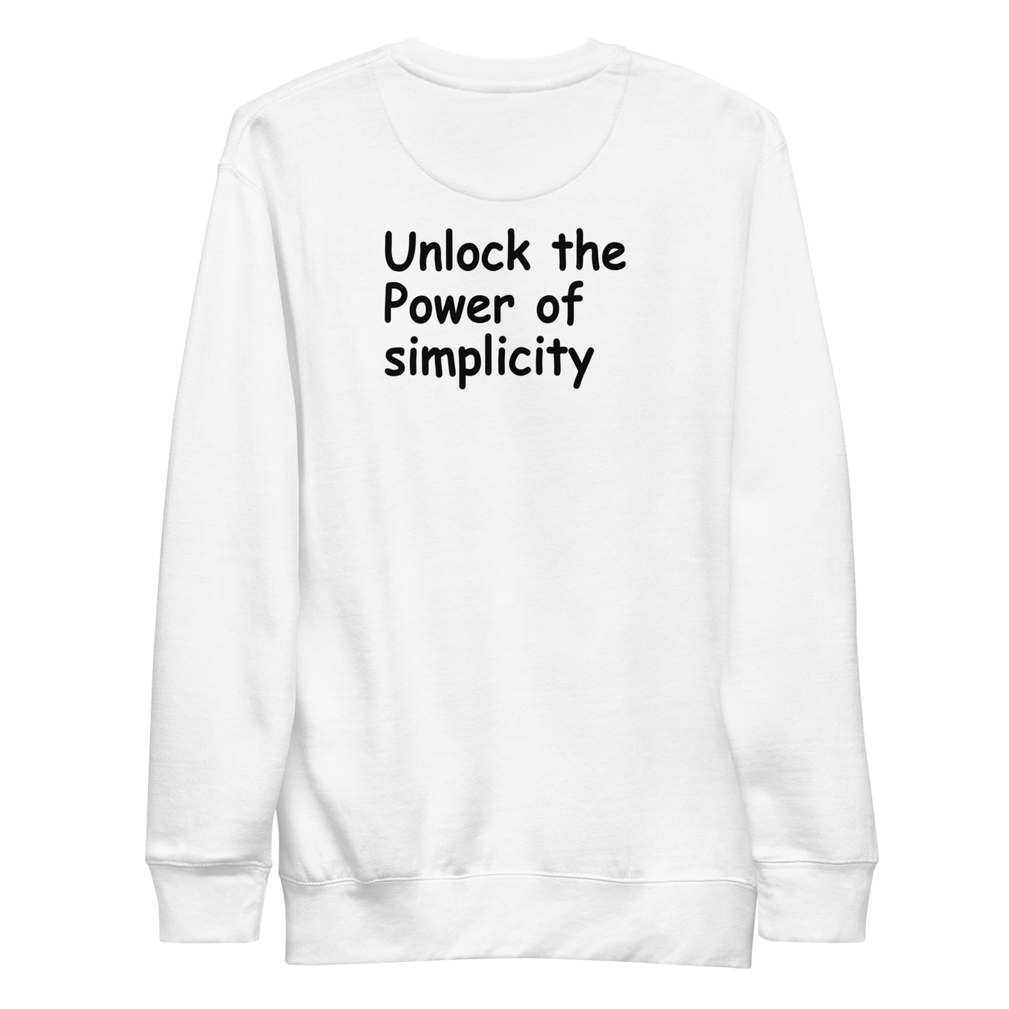 Simple Mind Unisex Premium Sweatshirt