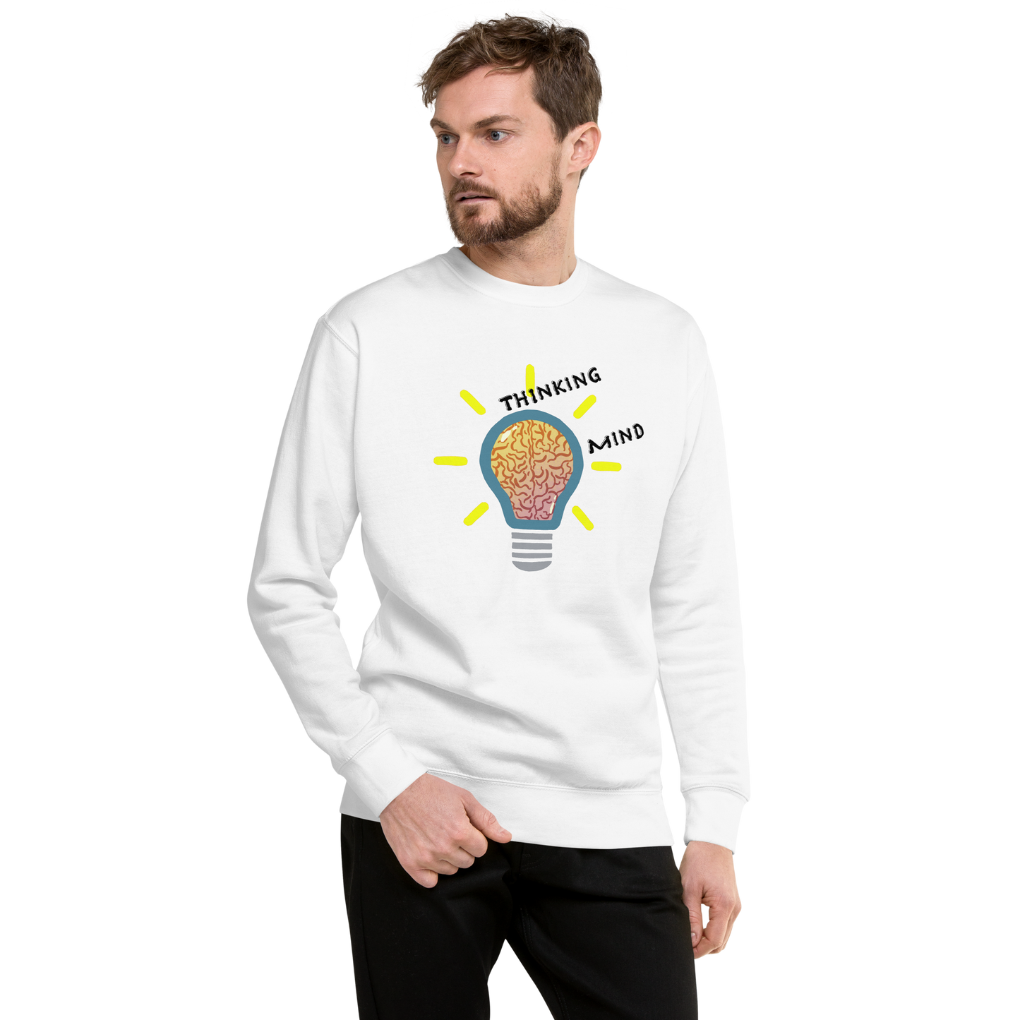 Thinking Mind Unisex Premium Sweatshirt