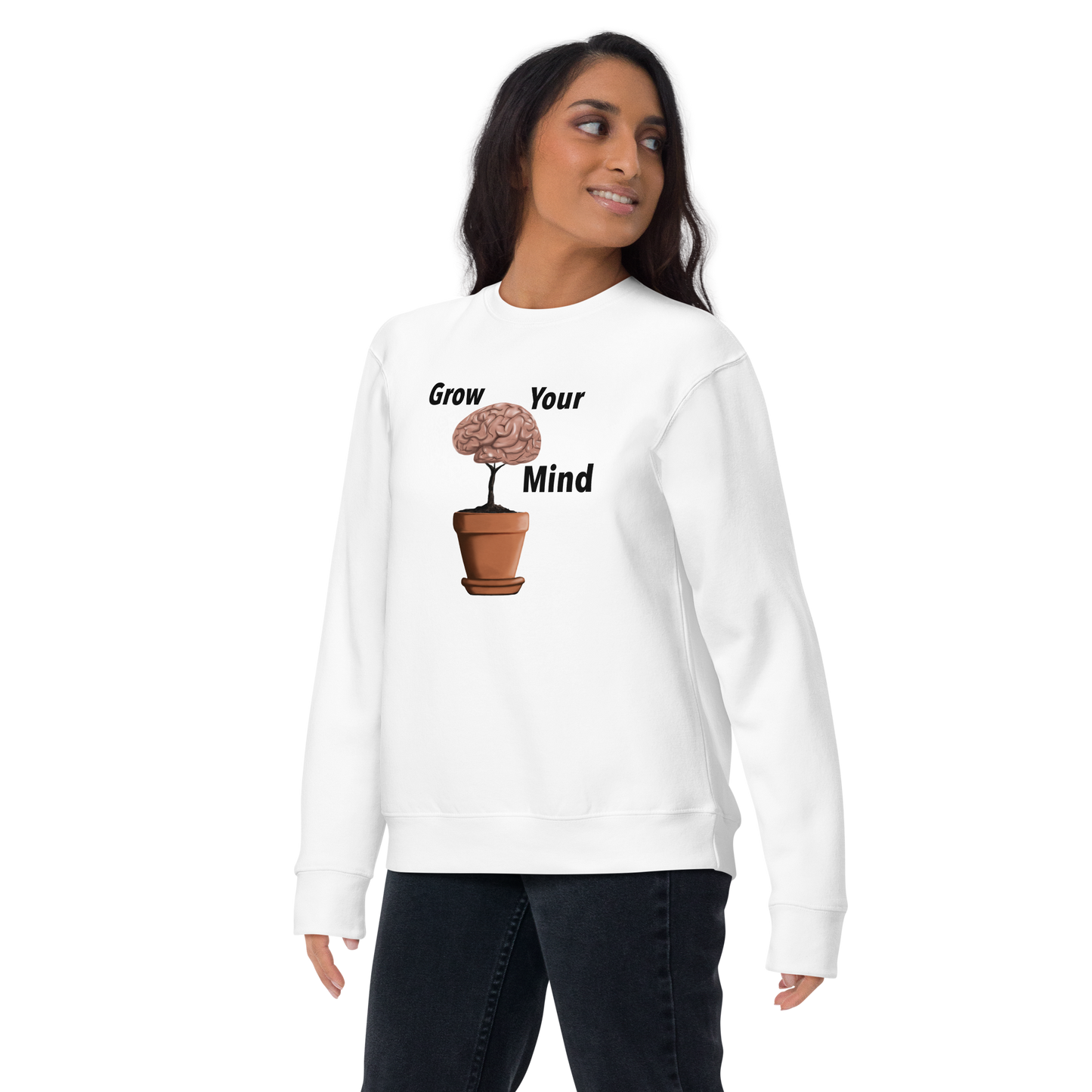 Grow Your Mind Unisex Premium Sweatshirt