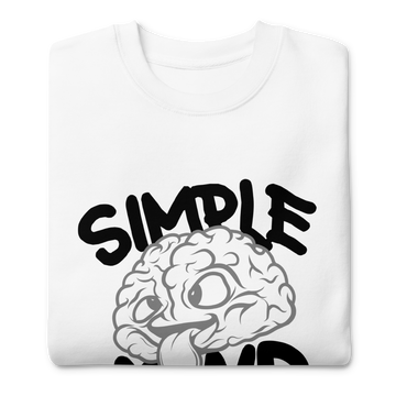 Simple Mind Unisex Premium Sweatshirt