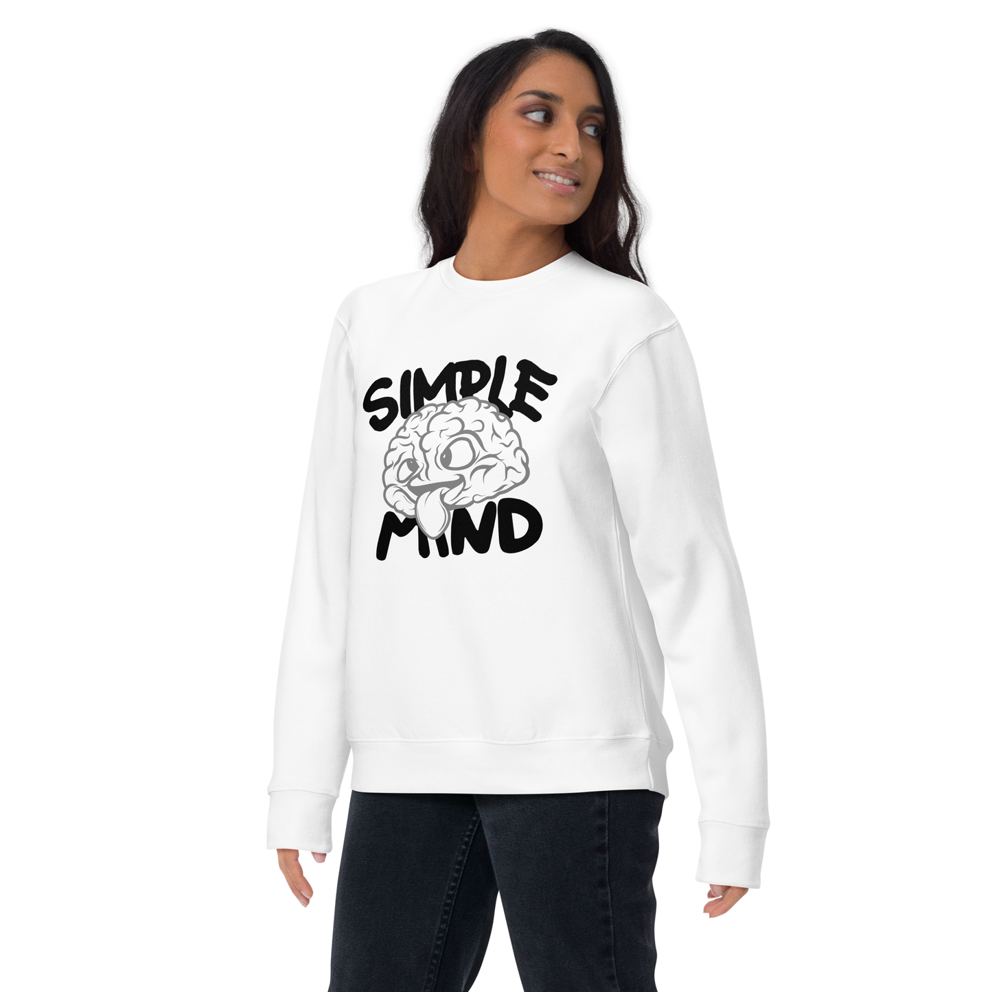 Simple Mind Unisex Premium Sweatshirt