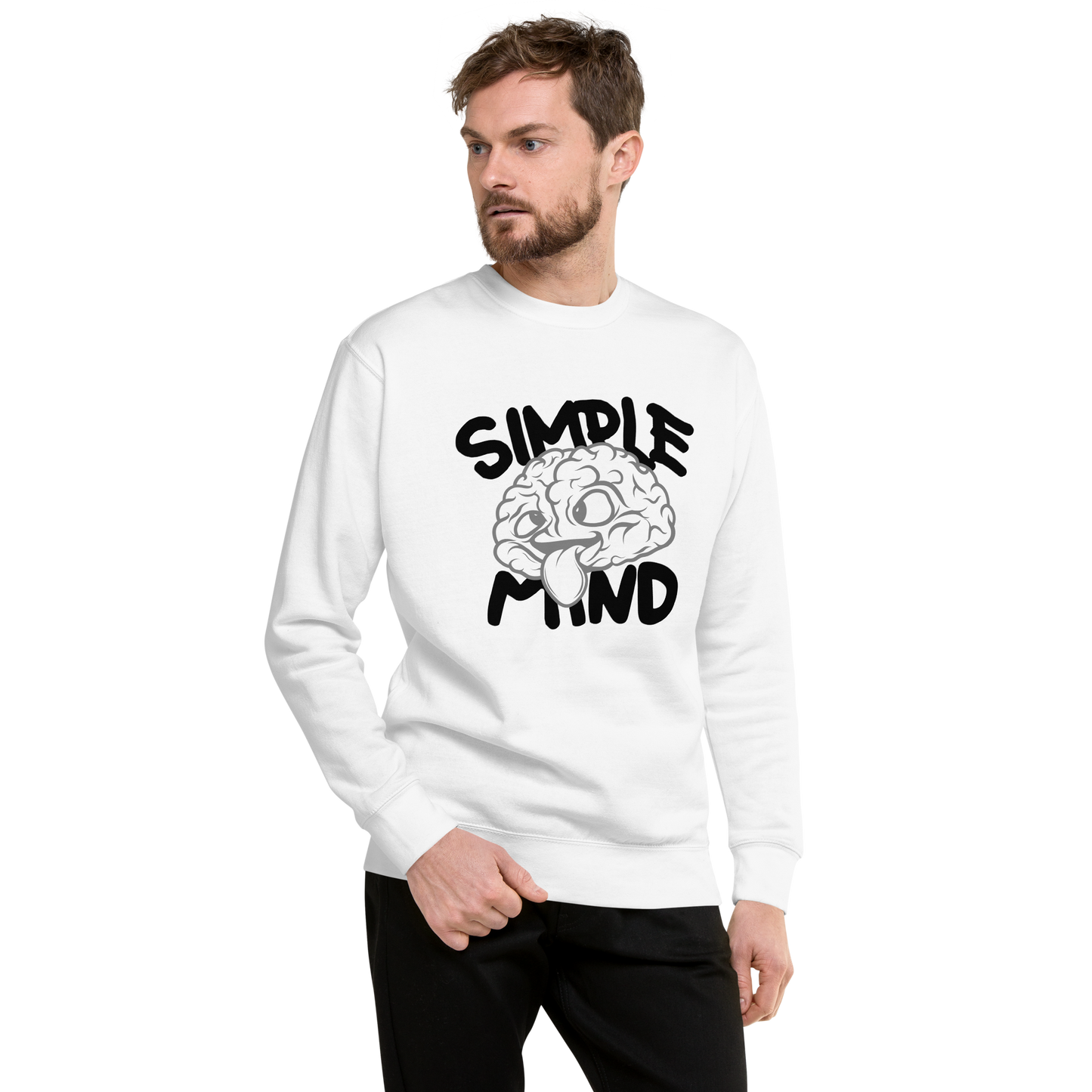 Simple Mind Unisex Premium Sweatshirt